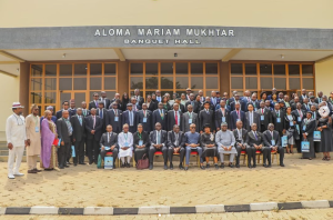 Group photograph of participants at the end of the 3-day NERC Seminar for Judges