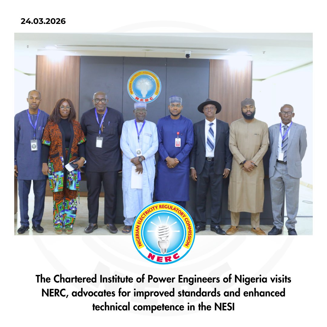The Chartered Institute of Power Engineers of Nigeria Visits NERC, Advocates for Improved Standards and Enhanced Technical Competence in the NESI