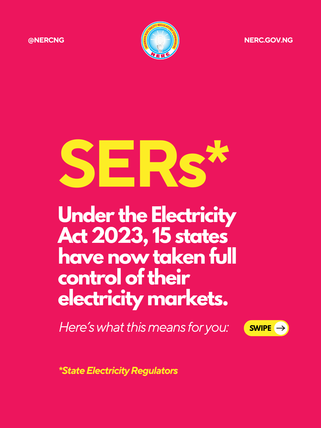 Update on Electricity Regulation: Transition to State Electricity Regulators